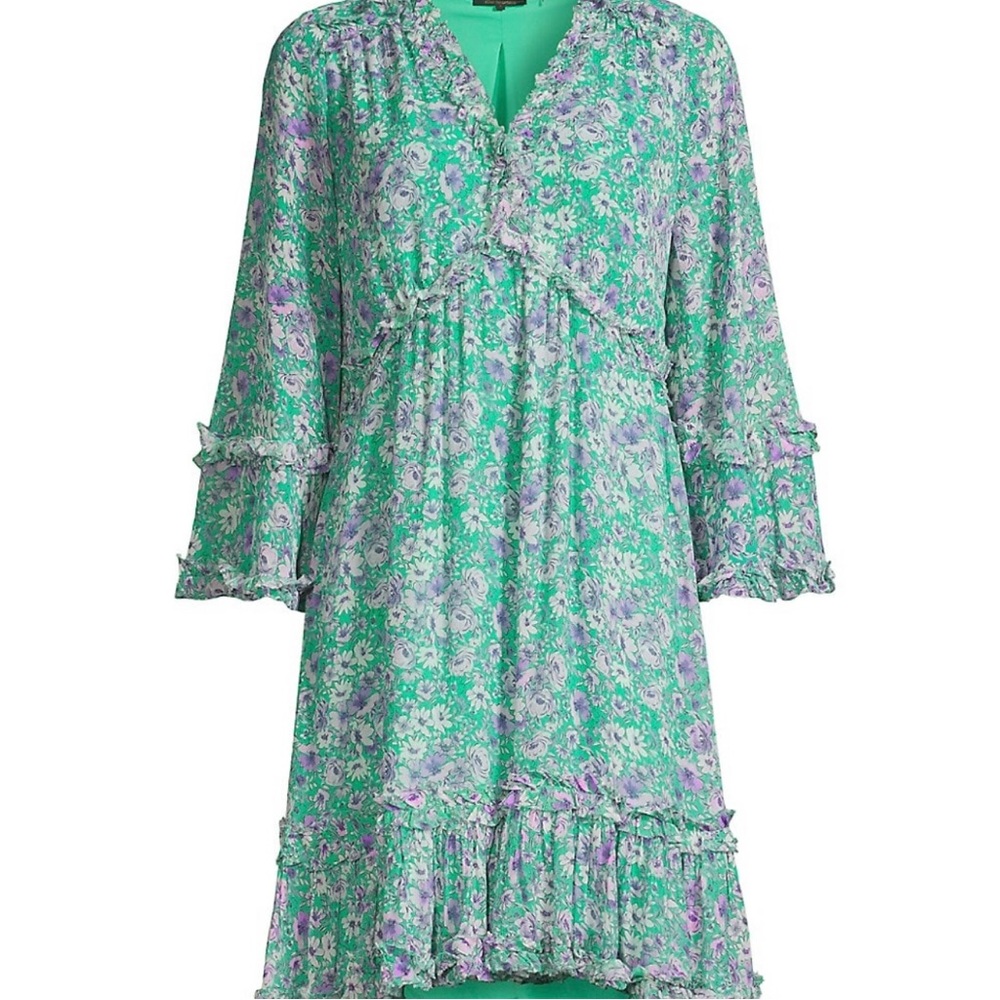 Kobi Halperin-The Everly Dress,in “Ivory/Mauve Multi”, Size Small, NWT from Saks